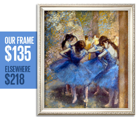 Our frame: $135 - Elsewhere: $218