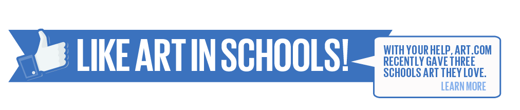 like art in schools! - With your help, art.com revently gave three schools art they love.