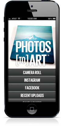 Photos To Art App for iPhone