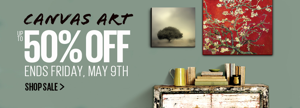Save Up to 50% OFF Canvas Sale at Art.com