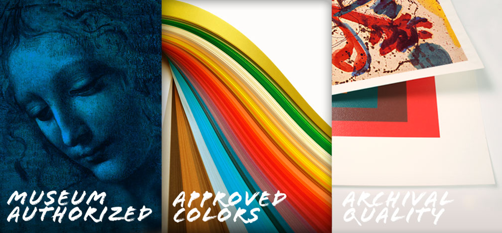 Museum Authorized - Approved Colors - Archival Quality