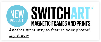 SwitchArt Magnetic Frames and Prints - Another great way to feature your photos! Try it now