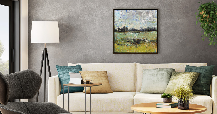 What art should you hang above the sofa?