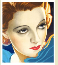 Portrait of Woman in Blue