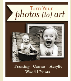 turn your photos {to} artframingcanvasacrylicwoodprints