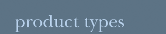 product types