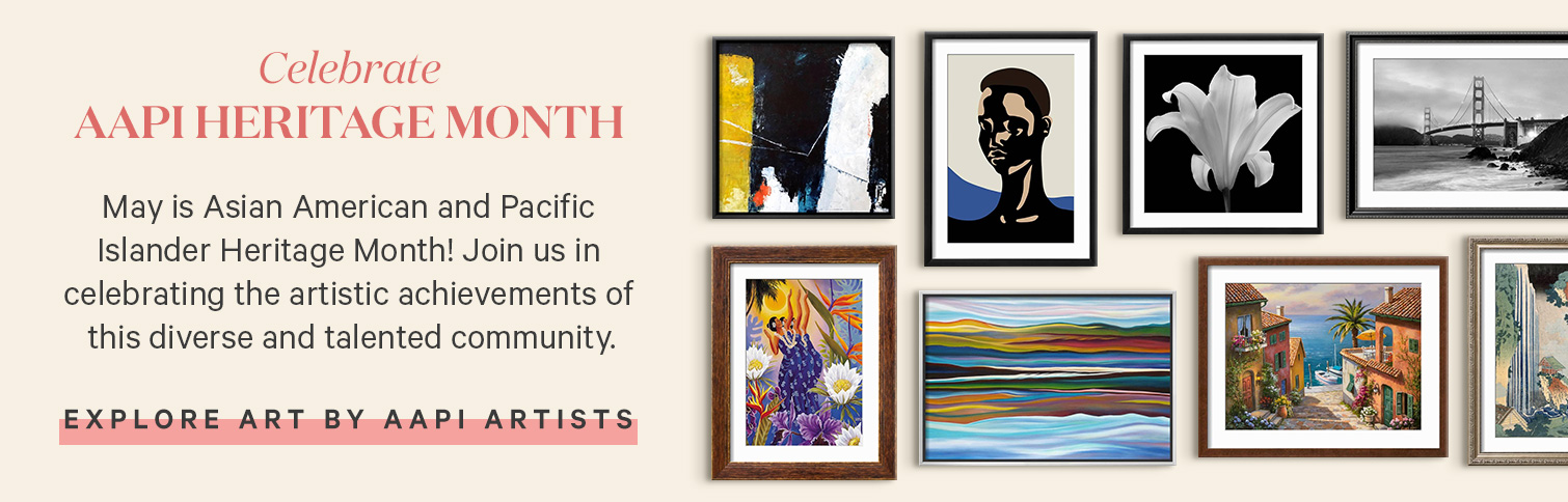 Celebrate AAPI Heritage Month. May is Asian American and Pacific Islander Heritage Month! Join us in celebrating the artistic achievements of this diverse and talented community. EXPLORE ART BY AAPI ARTISTS. >