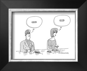 New Yorker Cartoon, Man at Bar