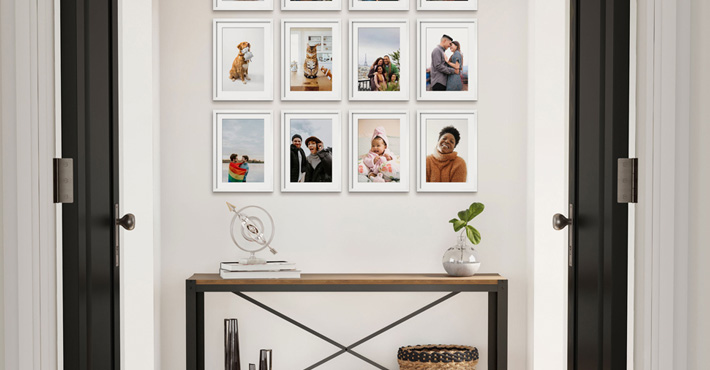 Wide Mounted Frames. Frames With a Large Mount to Display Your Photographs  or Artwork. 