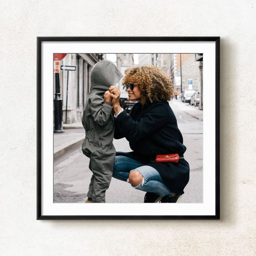 Architecture of a Mom: Easy Wood Frame for Large Format Art