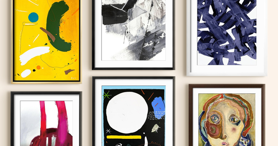 Where to hang art in your home office