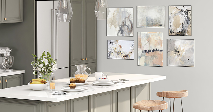 What to consider when hanging art in the kitchen